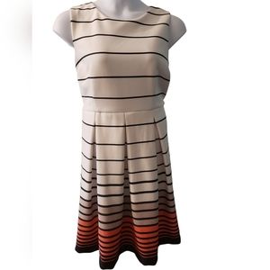 Lane Bryant Sleeveless Dress Striped